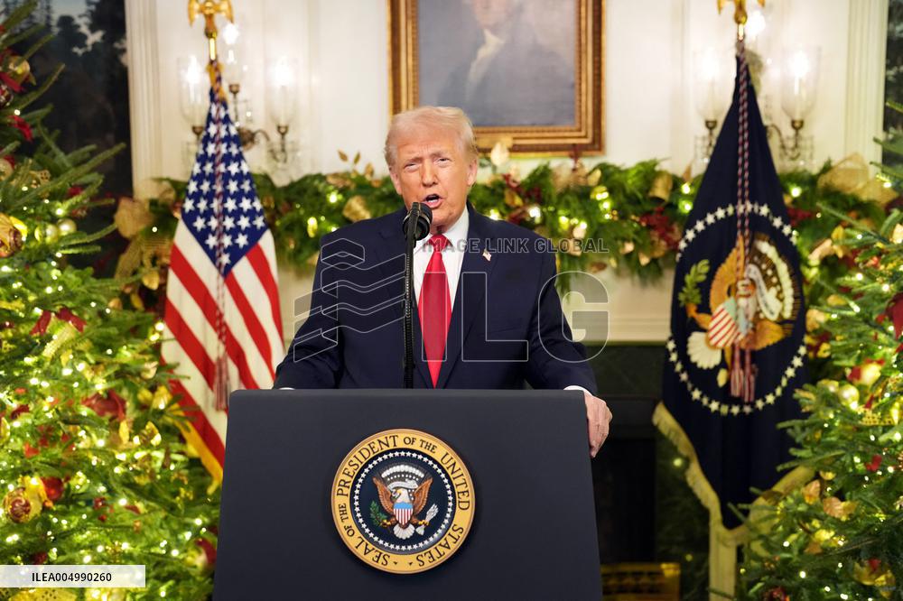 President Donald Trump Delivers An Address To The Nation - DC