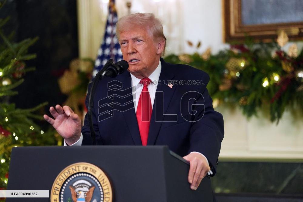 President Donald Trump Delivers An Address To The Nation - DC
