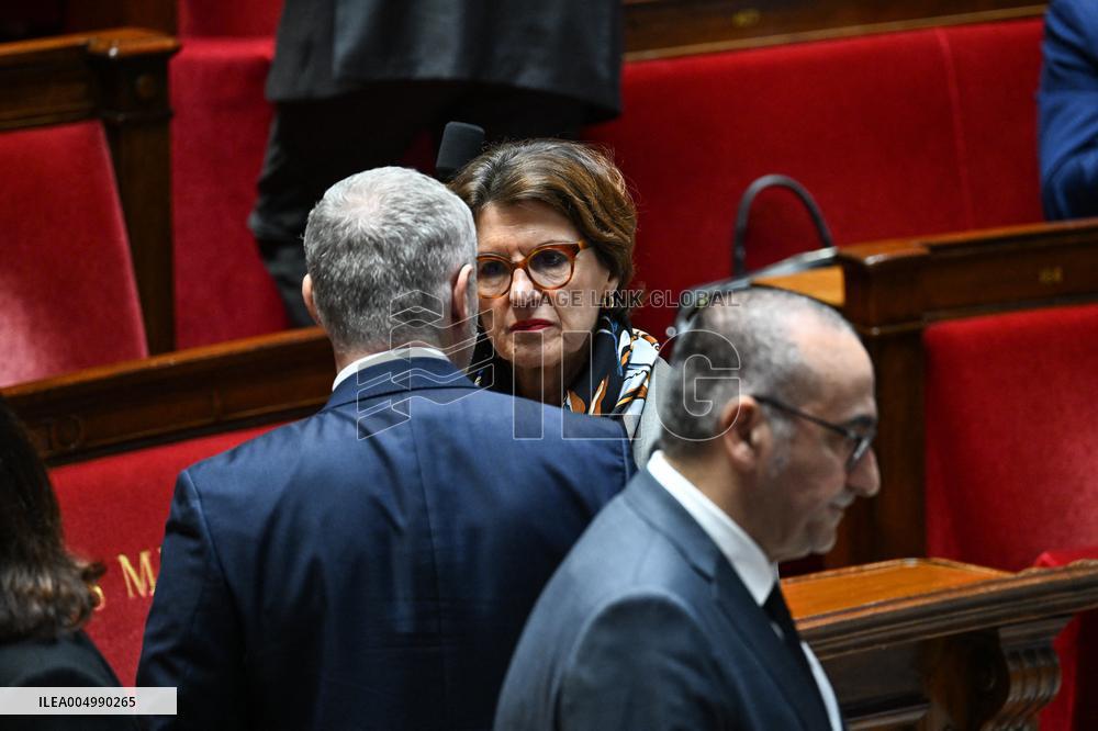 Session Of Questions To The Government At The National Assembly - Paris