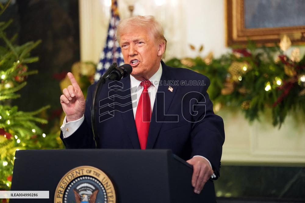President Donald Trump Delivers An Address To The Nation - DC