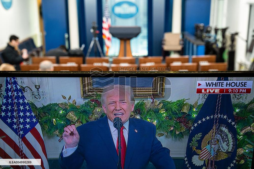 President Donald Trump Delivers An Address To The Nation - DC