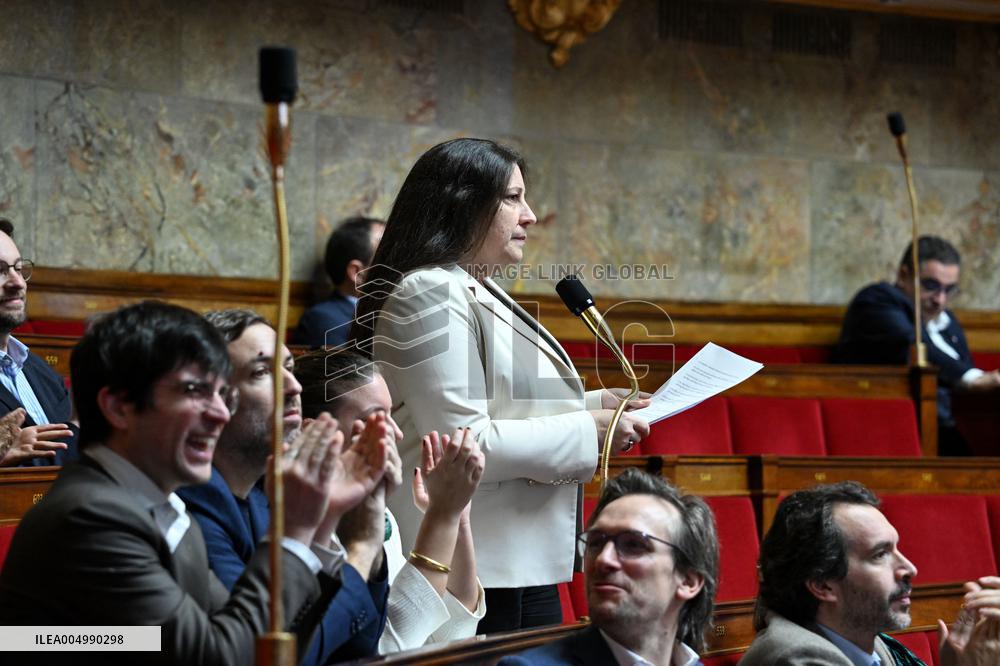 Session Of Questions To The Government At The National Assembly - Paris