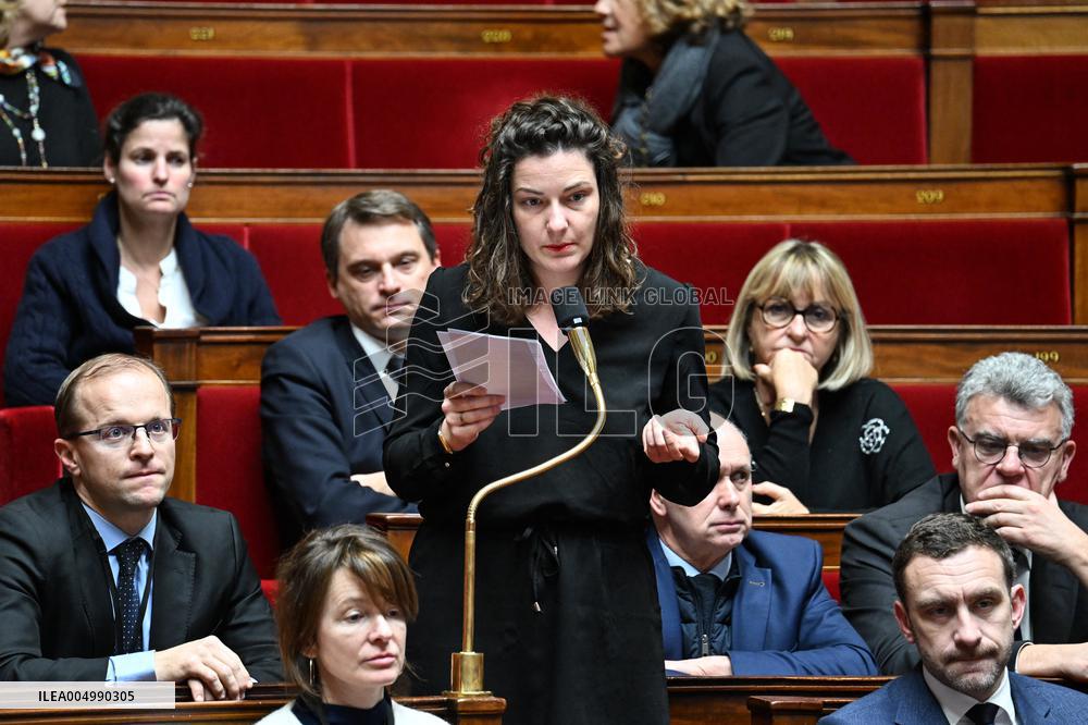 Session Of Questions To The Government At The National Assembly - Paris