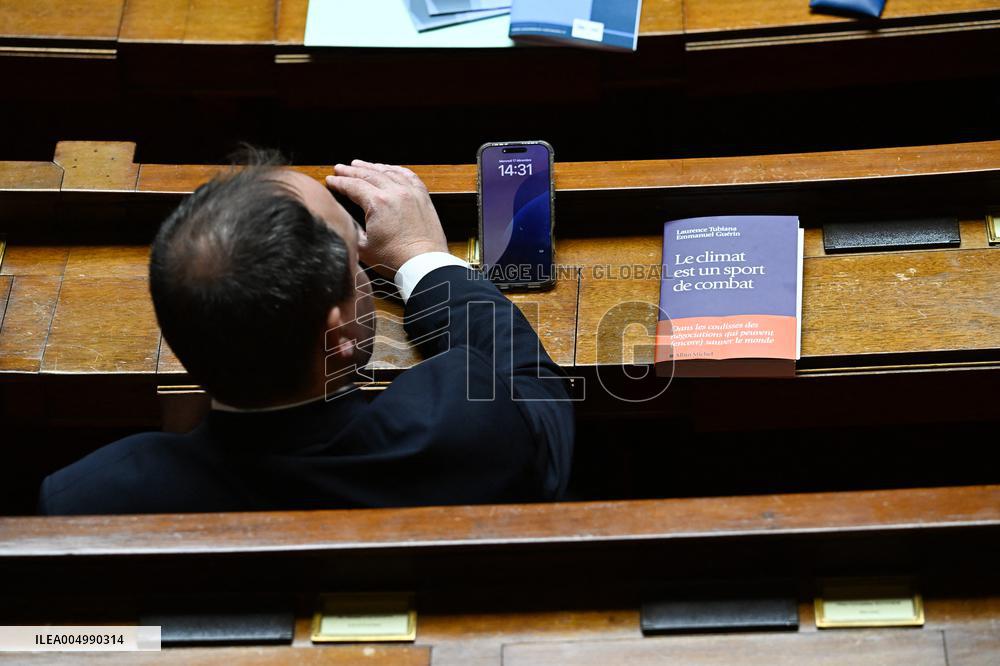 Session Of Questions To The Government At The National Assembly - Paris