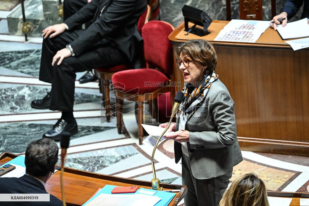 Session Of Questions To The Government At The National Assembly - Paris