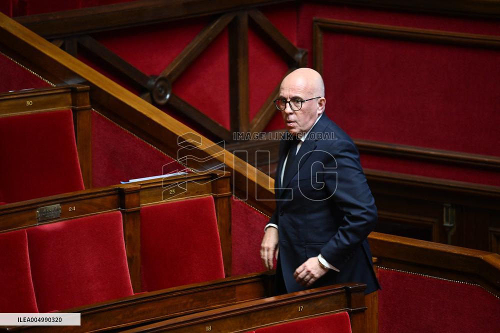 Session Of Questions To The Government At The National Assembly - Paris