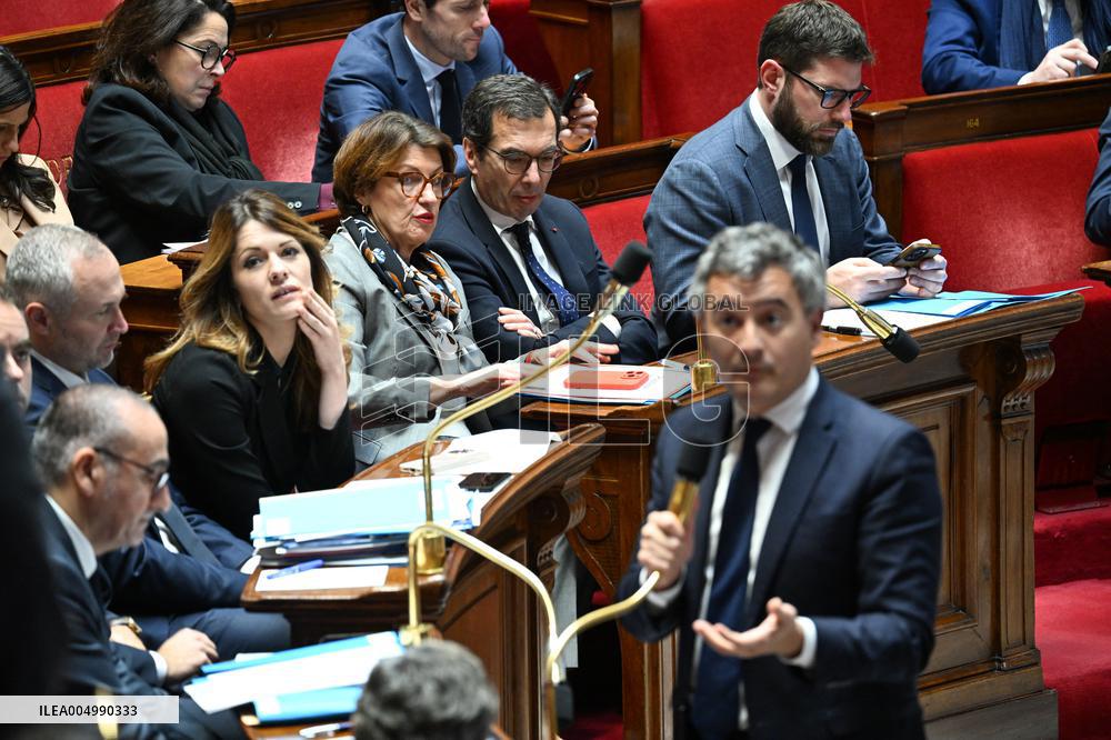 Session Of Questions To The Government At The National Assembly - Paris