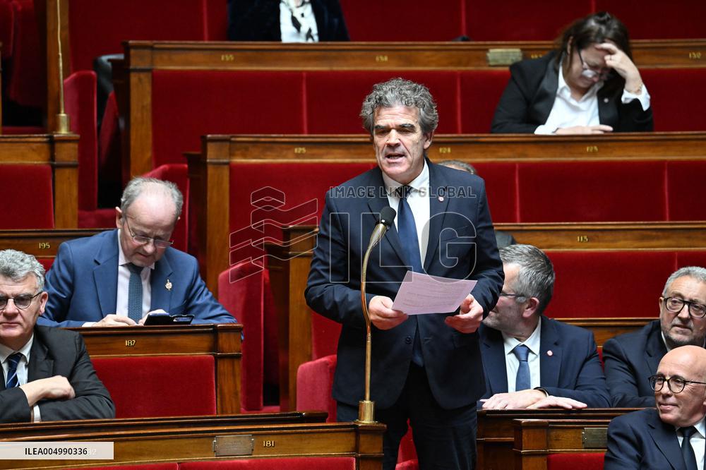 Session Of Questions To The Government At The National Assembly - Paris