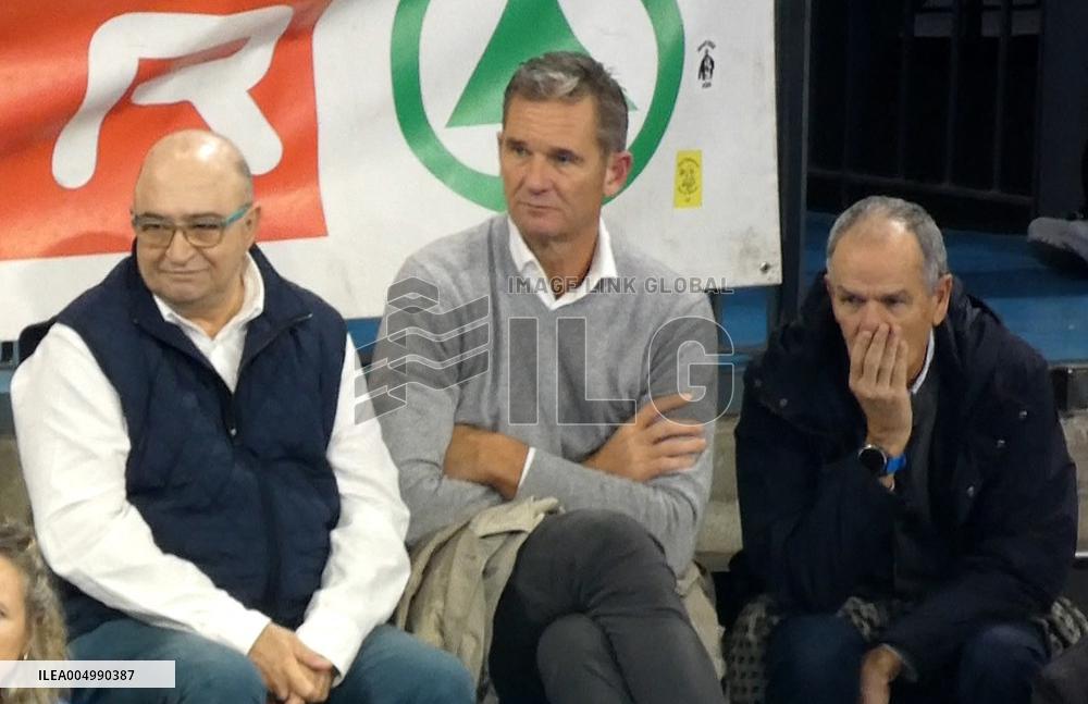 Infanta Cristina And Iñaki Urdangarin Coincide In The Party Of Their Son Pablo - Barcelona