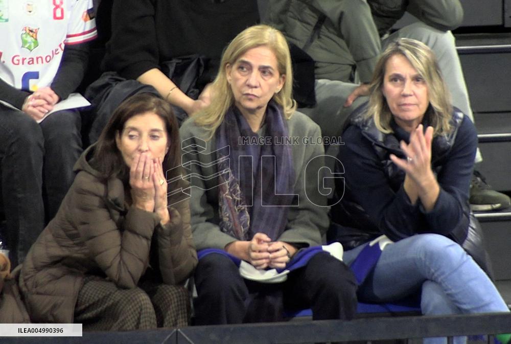 Infanta Cristina And Iñaki Urdangarin Coincide In The Party Of Their Son Pablo - Barcelona