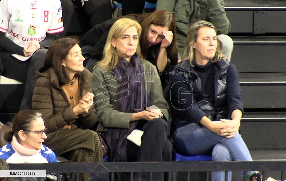 Infanta Cristina And Iñaki Urdangarin Coincide In The Party Of Their Son Pablo - Barcelona