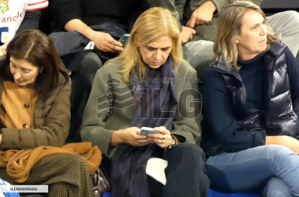 Infanta Cristina And Iñaki Urdangarin Coincide In The Party Of Their Son Pablo - Barcelona