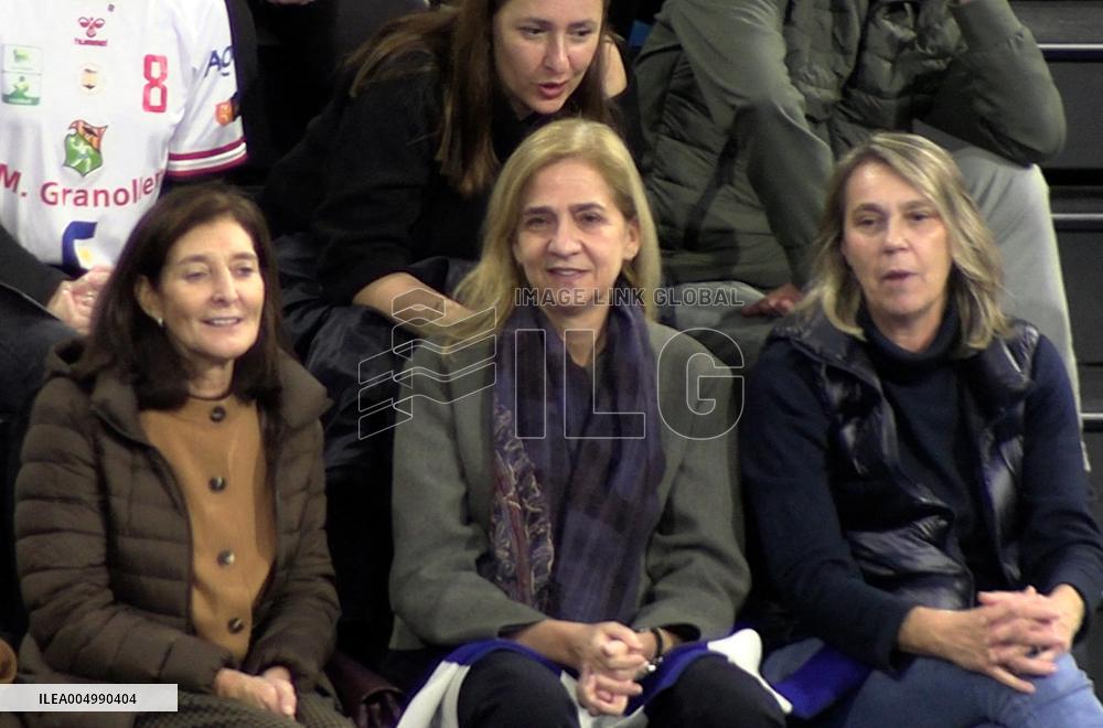 Infanta Cristina And Iñaki Urdangarin Coincide In The Party Of Their Son Pablo - Barcelona