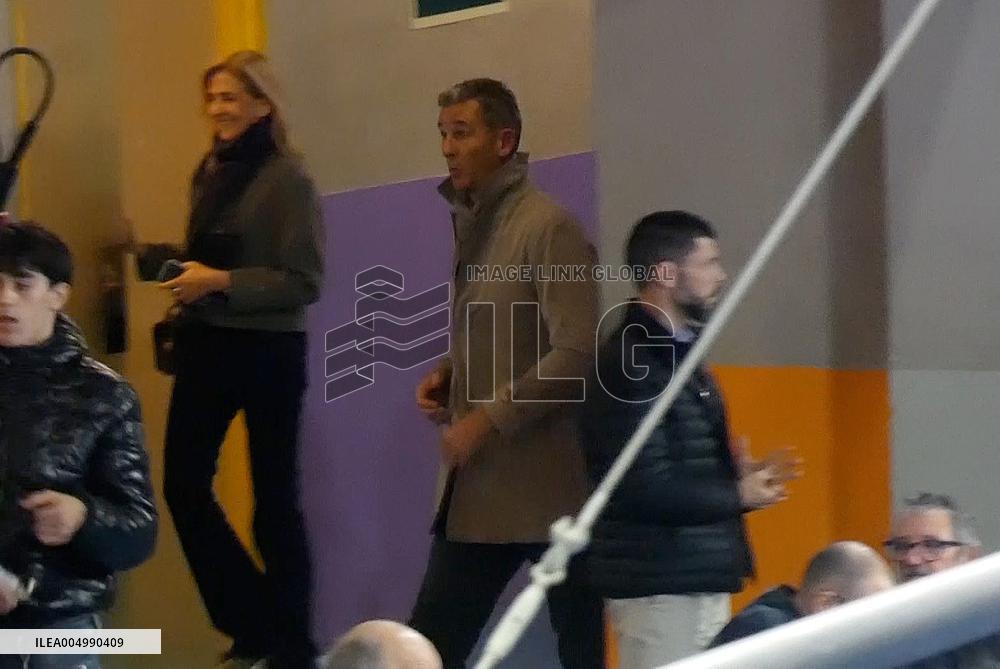 Infanta Cristina And Iñaki Urdangarin Coincide In The Party Of Their Son Pablo - Barcelona