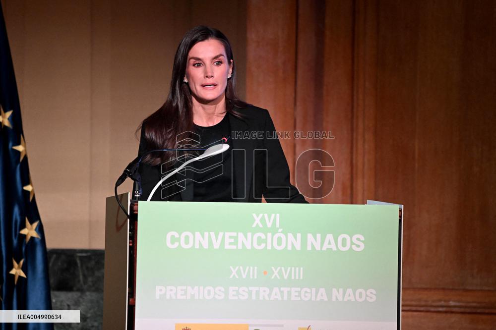 Queen Letizia Presents the XVII and XVIII NAOS Strategy Awards - Madrid