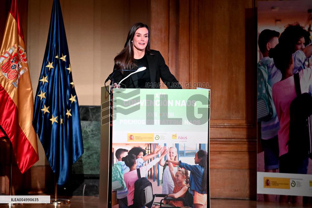 Queen Letizia Presents the XVII and XVIII NAOS Strategy Awards - Madrid