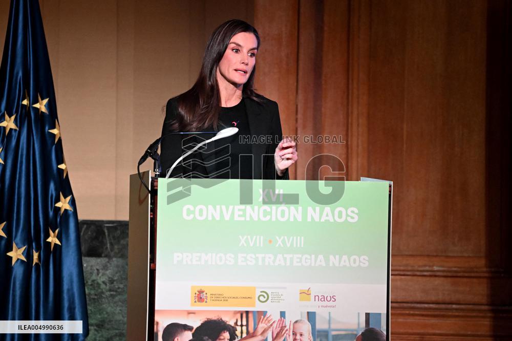 Queen Letizia Presents the XVII and XVIII NAOS Strategy Awards - Madrid