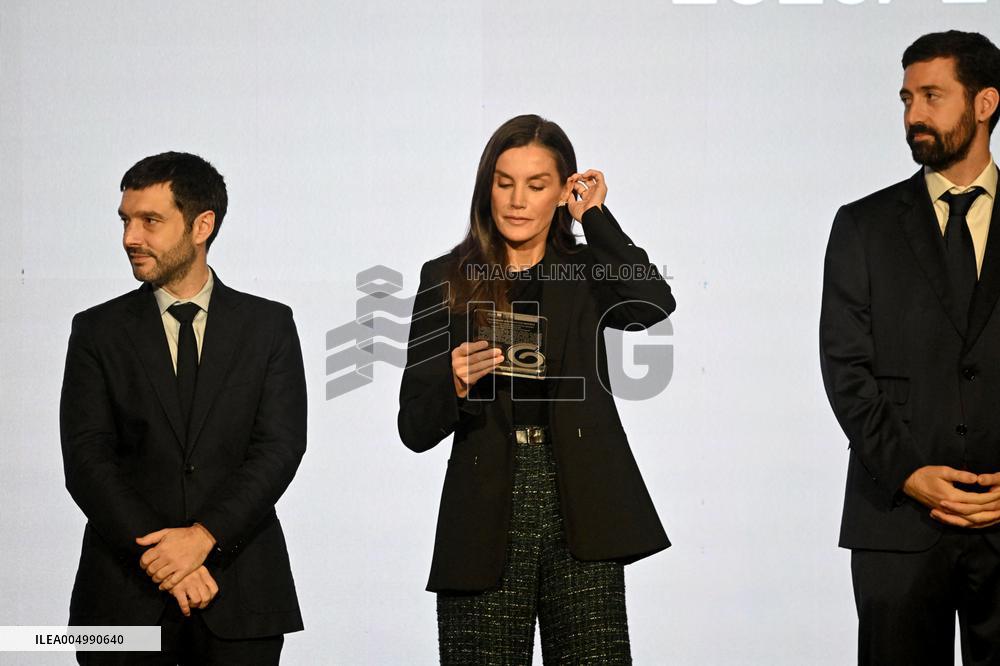 Queen Letizia Presents the XVII and XVIII NAOS Strategy Awards - Madrid