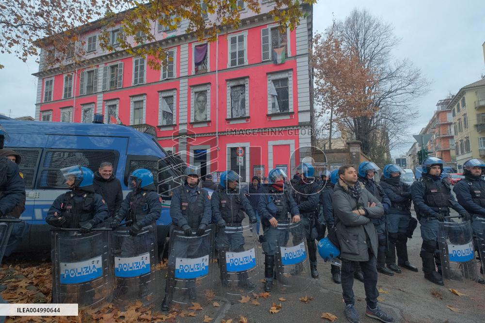 Police Raid on The Askatasuna Social Center - Turin