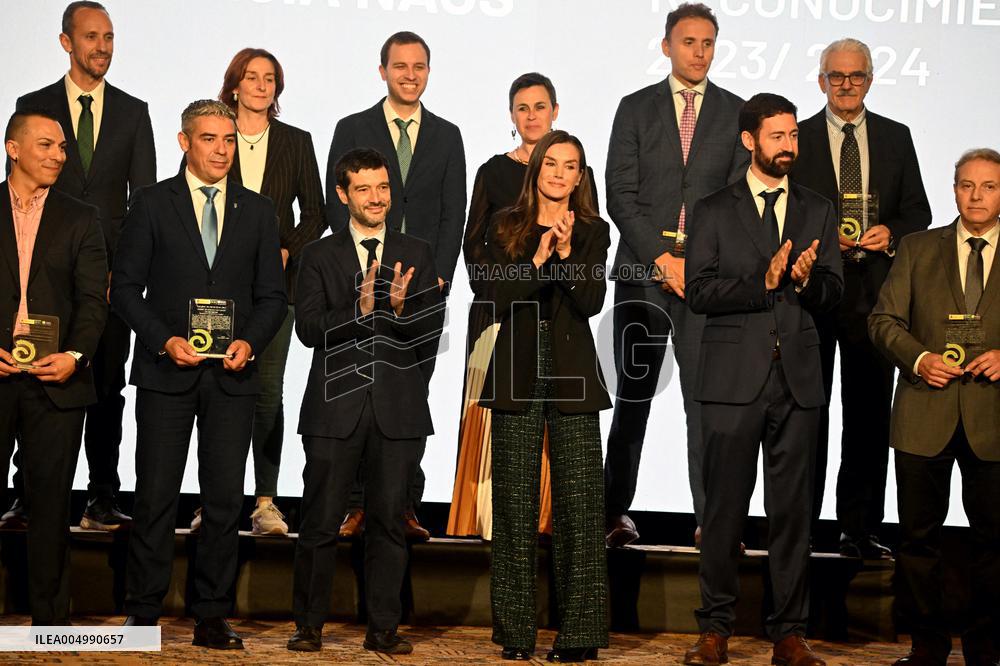 Queen Letizia Presents the XVII and XVIII NAOS Strategy Awards - Madrid