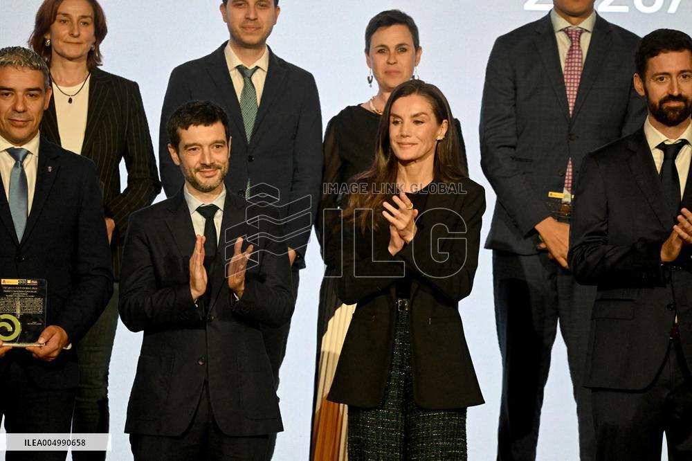 Queen Letizia Presents the XVII and XVIII NAOS Strategy Awards - Madrid