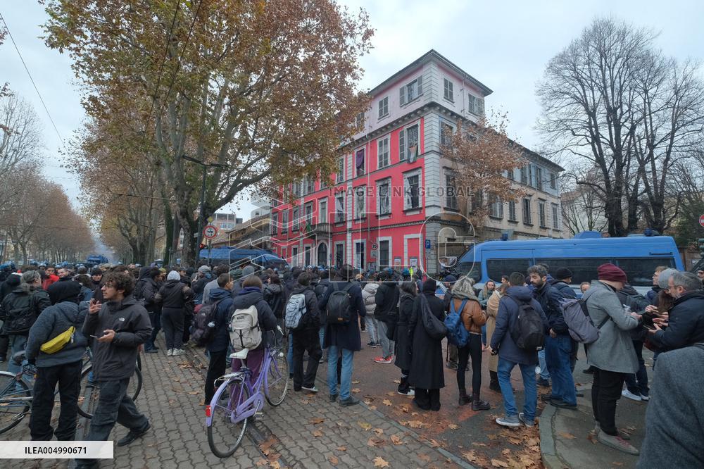 Police Raid on The Askatasuna Social Center - Turin