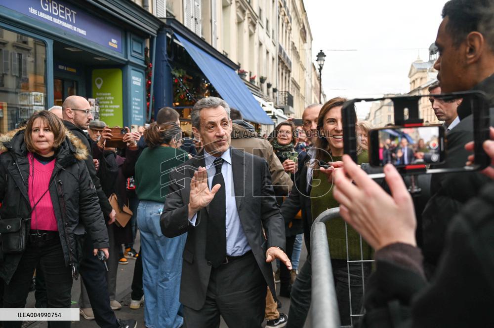 Nicolas Sarkozy Book Signing Event - Versailles