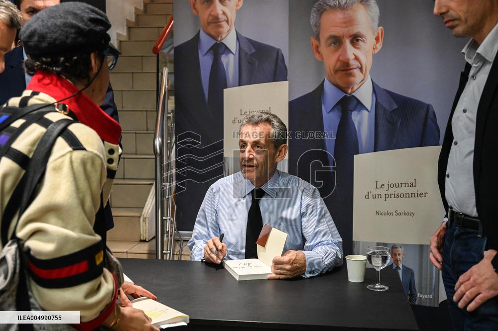 Nicolas Sarkozy Book Signing Event - Versailles