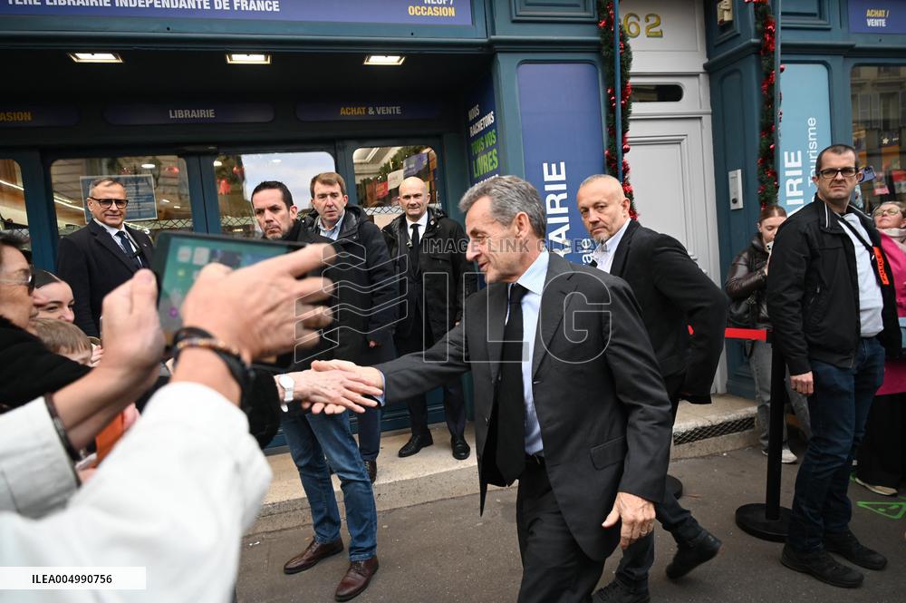 Nicolas Sarkozy Book Signing Event - Versailles