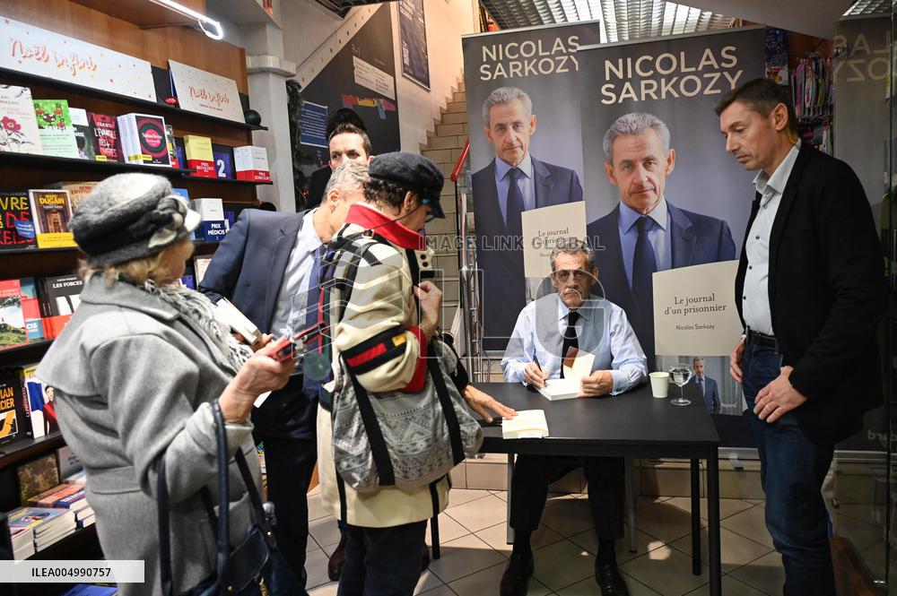 Nicolas Sarkozy Book Signing Event - Versailles