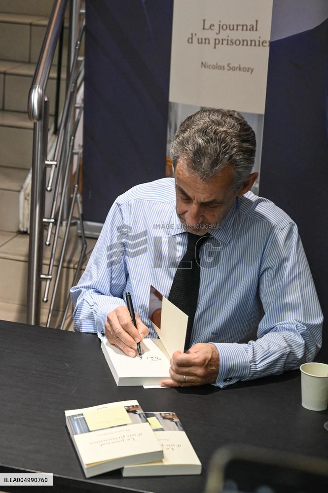 Nicolas Sarkozy Book Signing Event - Versailles