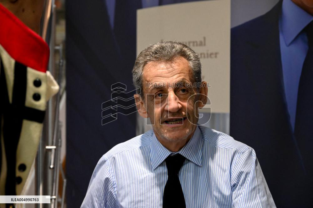 Nicolas Sarkozy Book Signing Event - Versailles