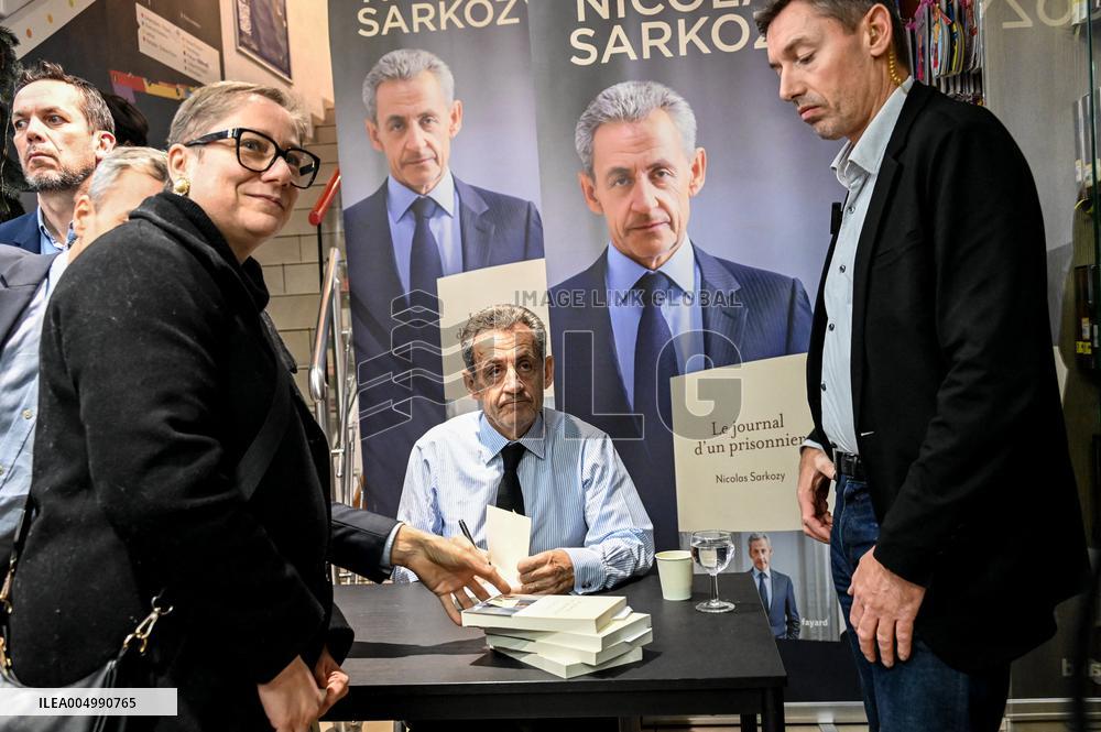 Nicolas Sarkozy Book Signing Event - Versailles