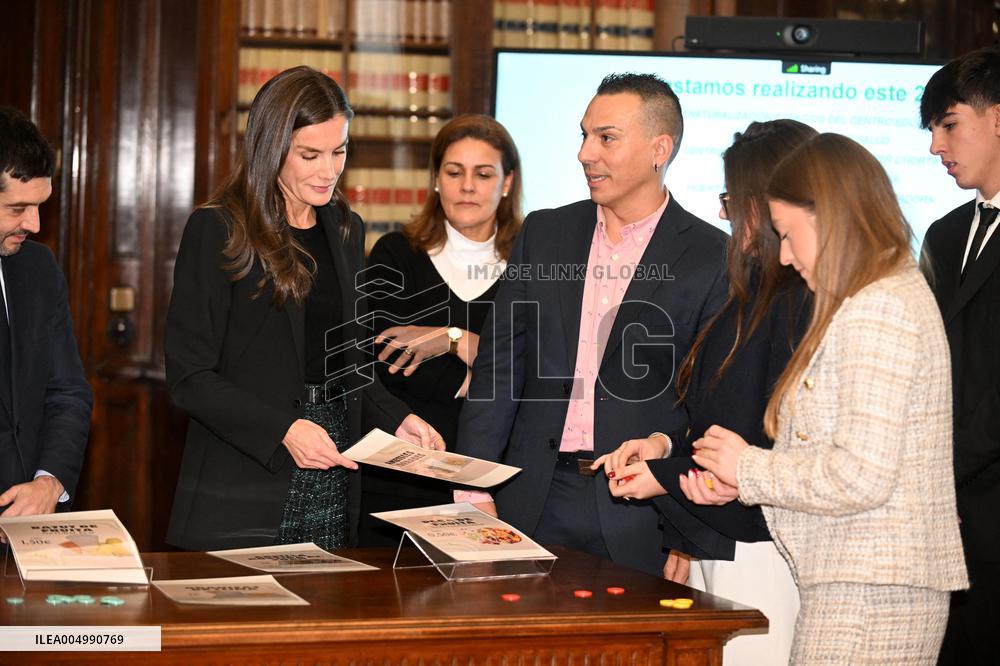 Queen Letizia Presents the XVII and XVIII NAOS Strategy Awards - Madrid