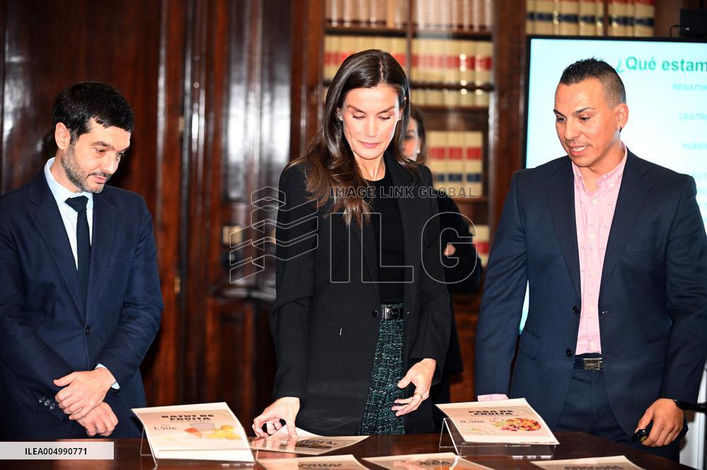 Queen Letizia Presents the XVII and XVIII NAOS Strategy Awards - Madrid