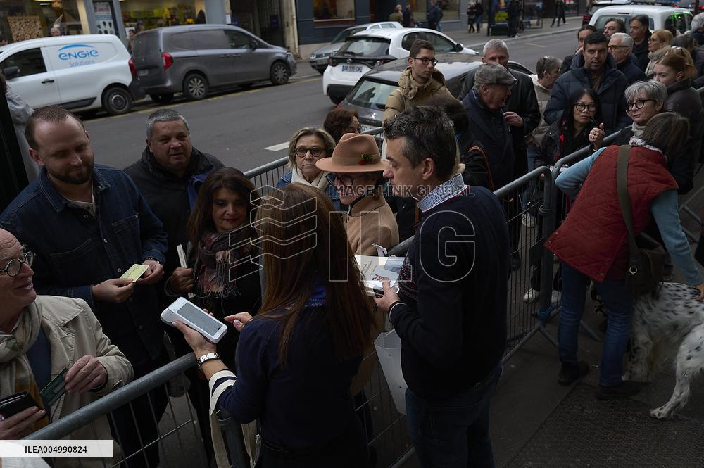 Nicolas Sarkozy Book Signing Event - Versailles