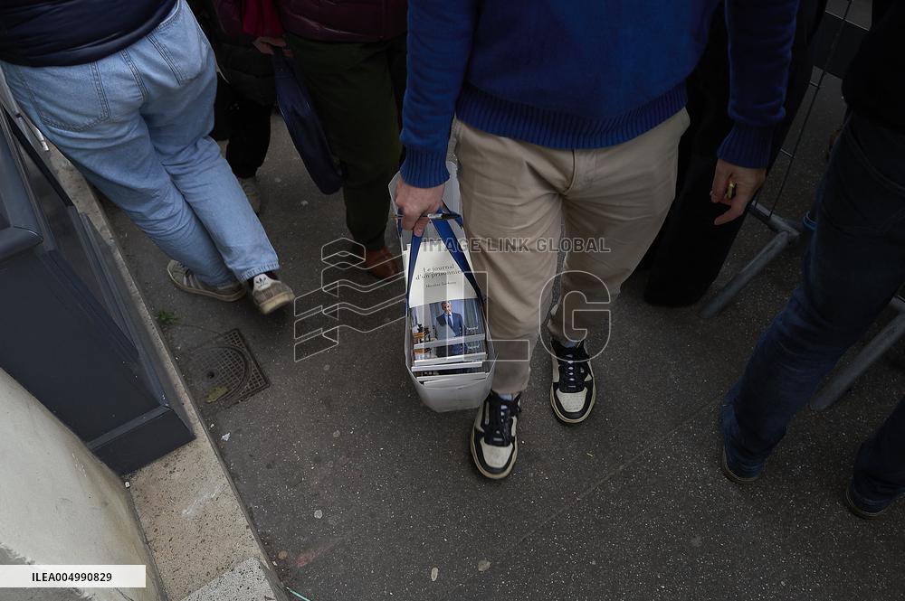 Nicolas Sarkozy Book Signing Event - Versailles