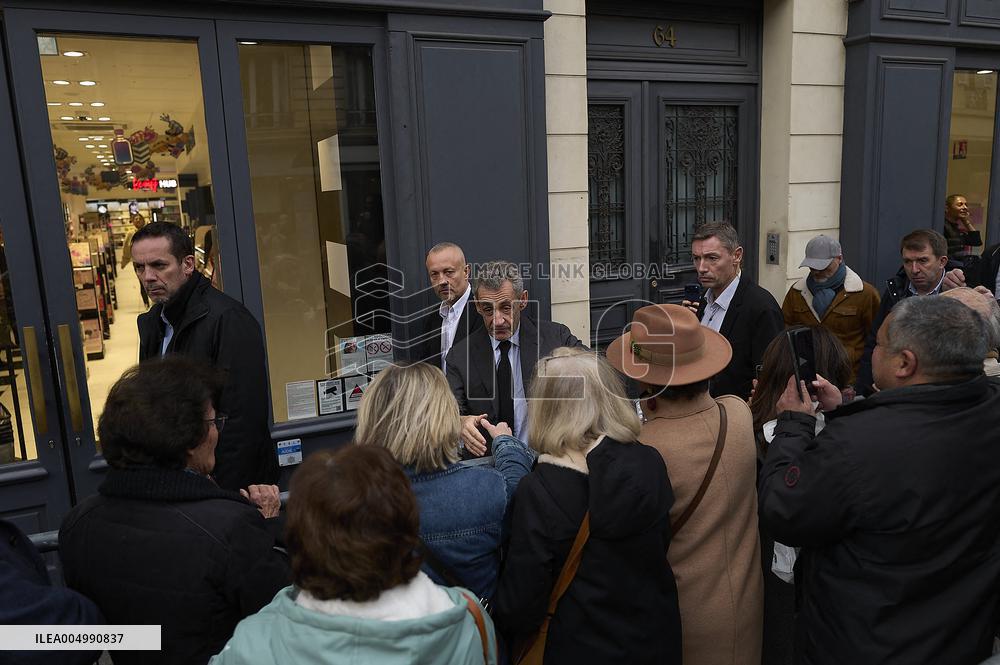 Nicolas Sarkozy Book Signing Event - Versailles