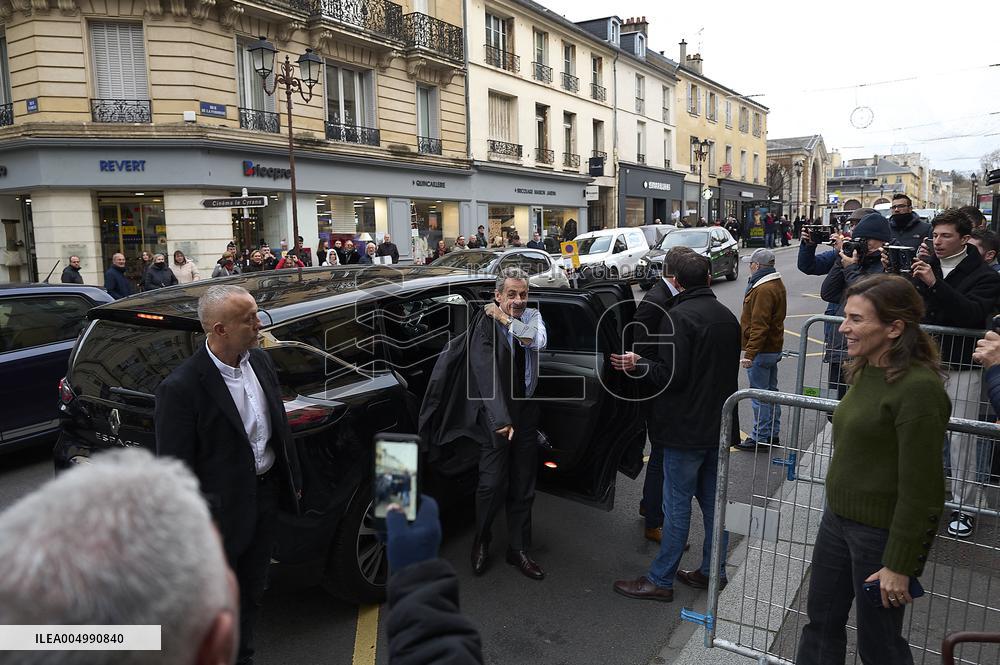 Nicolas Sarkozy Book Signing Event - Versailles