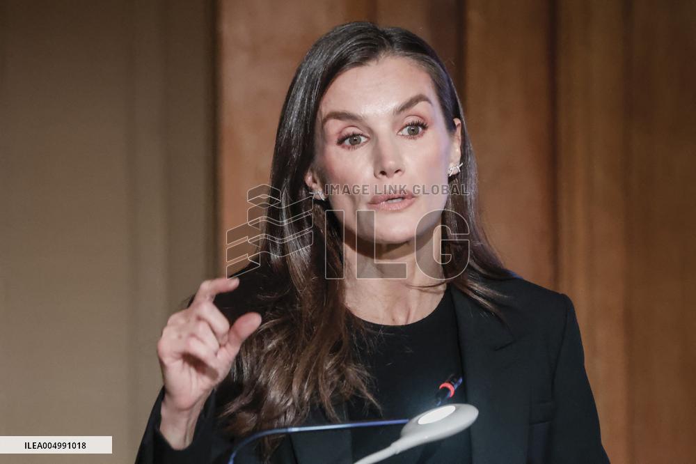 Queen Letizia Presents the XVII and XVIII NAOS Strategy Awards - Madrid