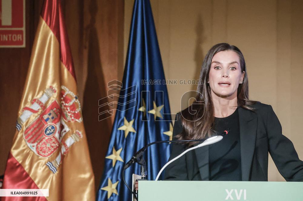 Queen Letizia Presents the XVII and XVIII NAOS Strategy Awards - Madrid