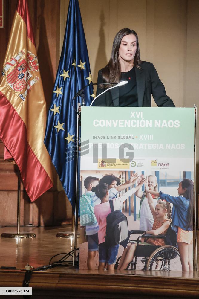 Queen Letizia Presents the XVII and XVIII NAOS Strategy Awards - Madrid