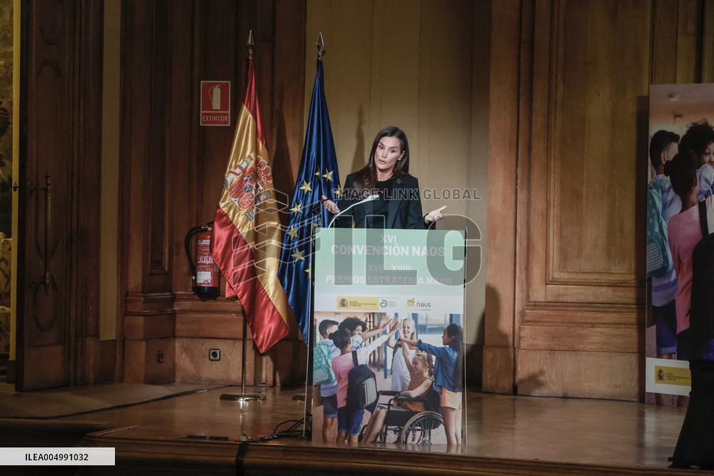 Queen Letizia Presents the XVII and XVIII NAOS Strategy Awards - Madrid