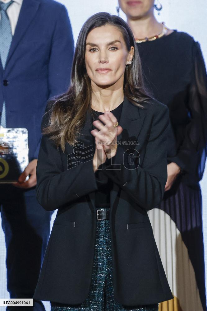 Queen Letizia Presents the XVII and XVIII NAOS Strategy Awards - Madrid