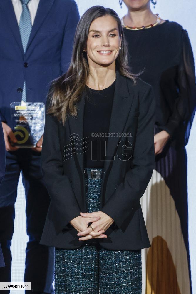 Queen Letizia Presents the XVII and XVIII NAOS Strategy Awards - Madrid