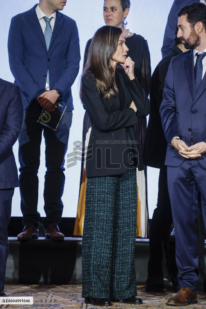 Queen Letizia Presents the XVII and XVIII NAOS Strategy Awards - Madrid