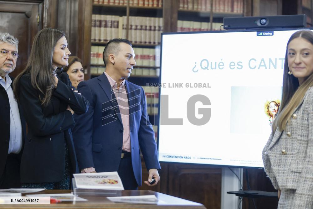 Queen Letizia Presents the XVII and XVIII NAOS Strategy Awards - Madrid