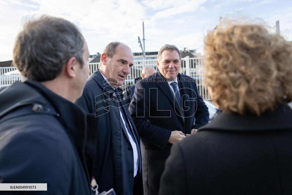 Visit of the Minister of Transport and the President of the SNCF at the Gare de Lyon - Paris AJ