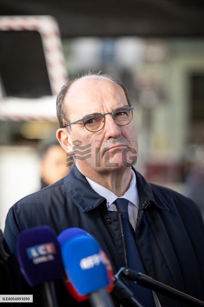 Visit of the Minister of Transport and the President of the SNCF at the Gare de Lyon - Paris AJ
