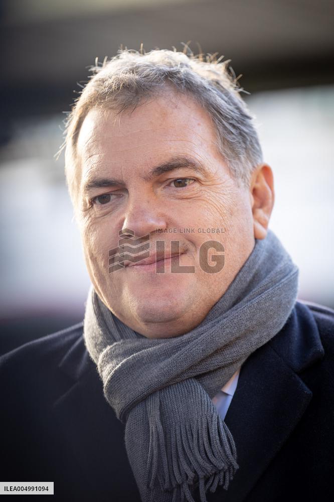 Visit of the Minister of Transport and the President of the SNCF at the Gare de Lyon - Paris AJ